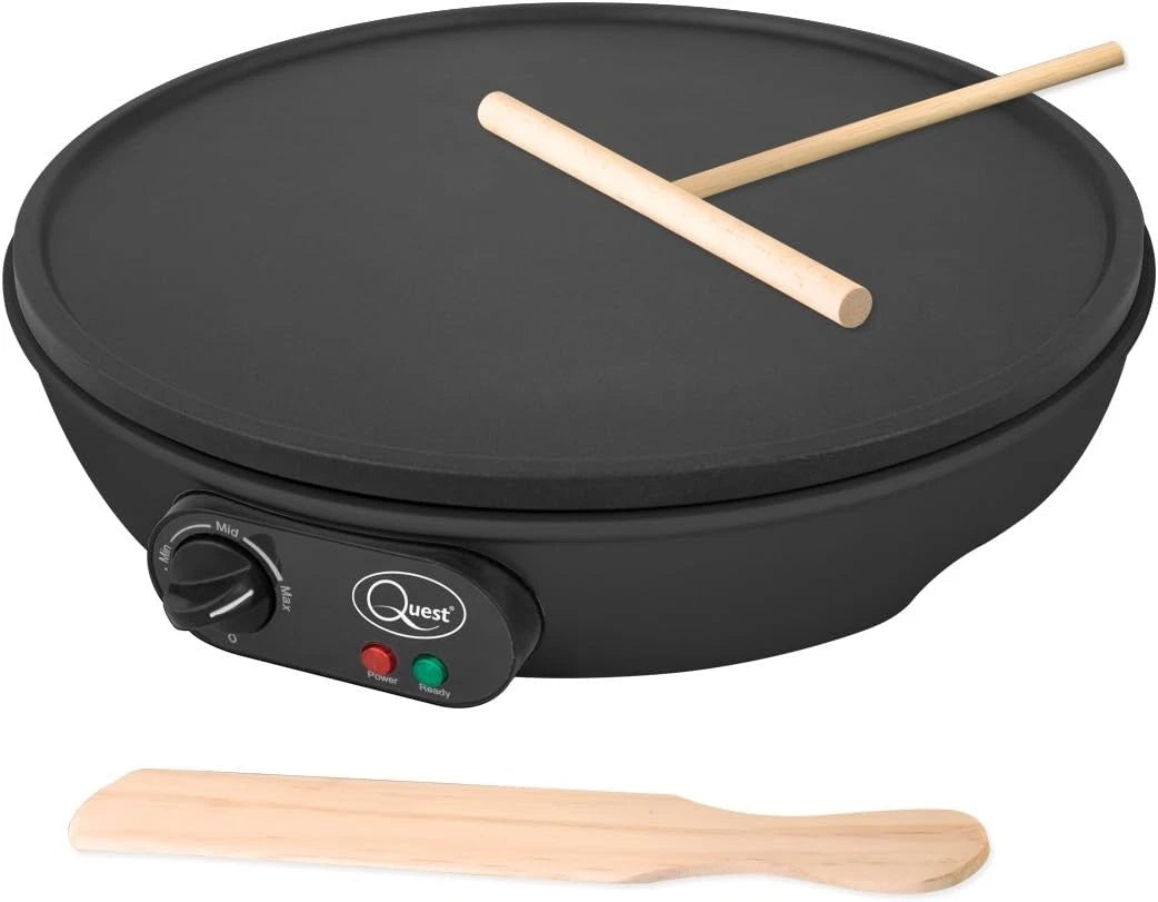 Quest Electric Pancake & Crêpe Maker, 1000W
