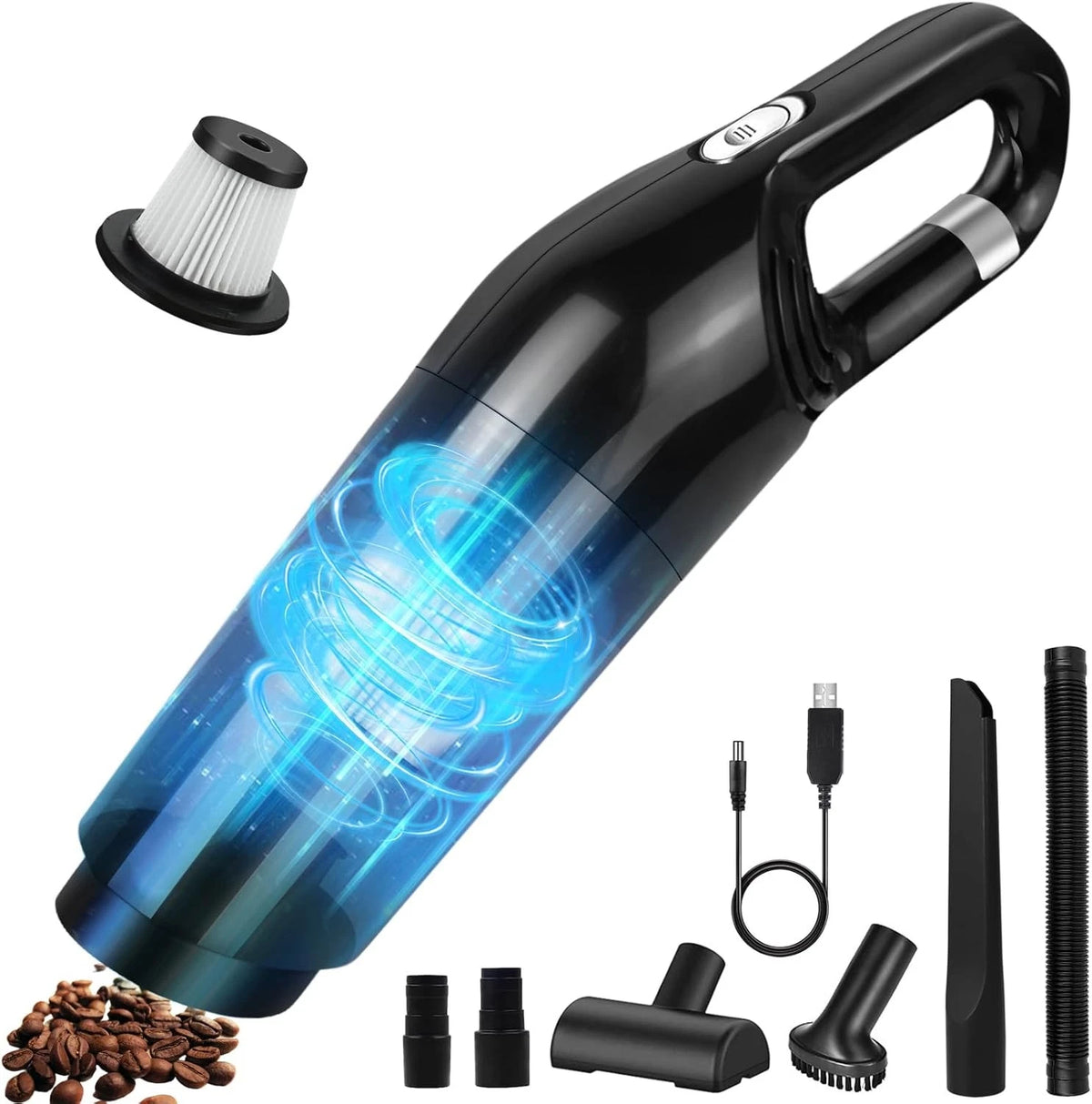 Zabatoco Cordless Handheld Vacuum Cleaner, 120W