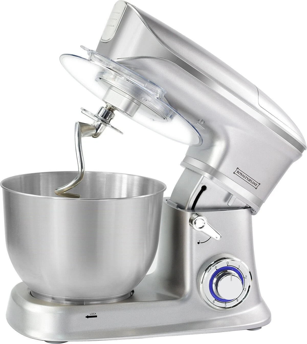 Royalty Line PKM-1900.7 Stand Mixer, 6.5L – Silver