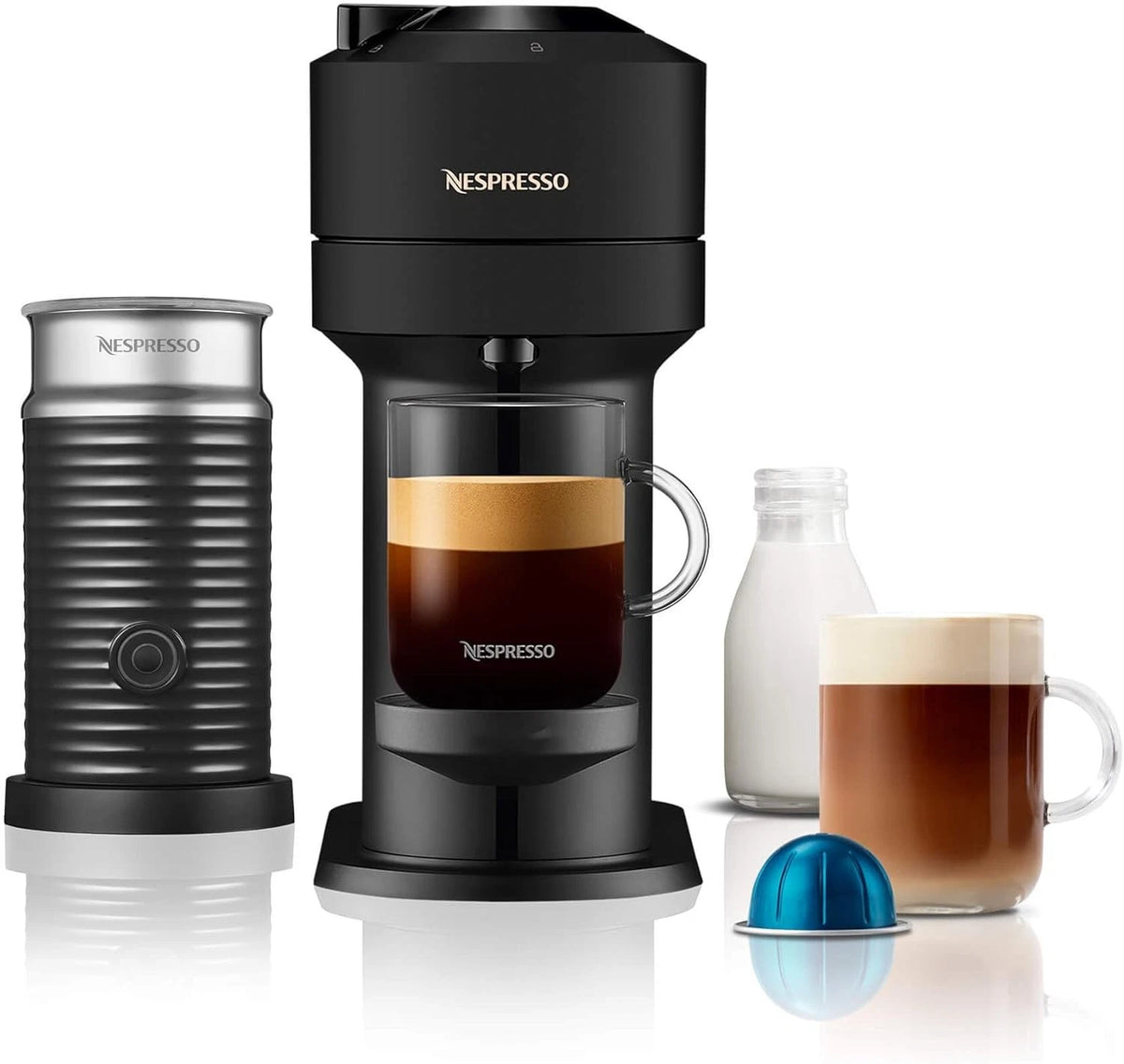 De’Longhi Nespresso Vertuo Next with Aeroccino 3 – Matt Black