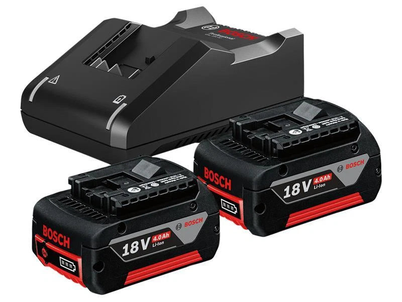 Bosch Professional GBA 18V 4Ah Battery Set with GAL 18V-40 Charger