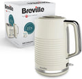Breville Zen VKT251 Electric Kettle, 1.7L, 3kW – Cream
