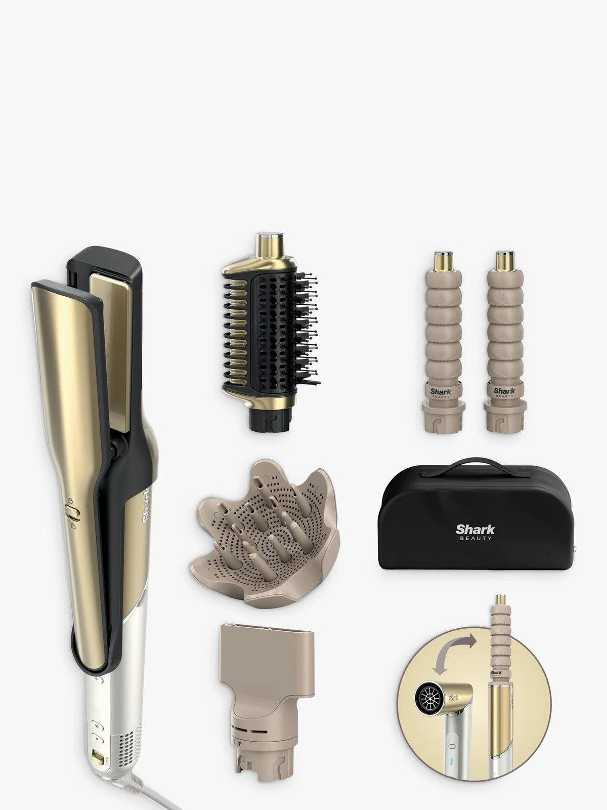 Shark Glam HD6052SUK Multi-Styler & Hair Dryer with Diffuser