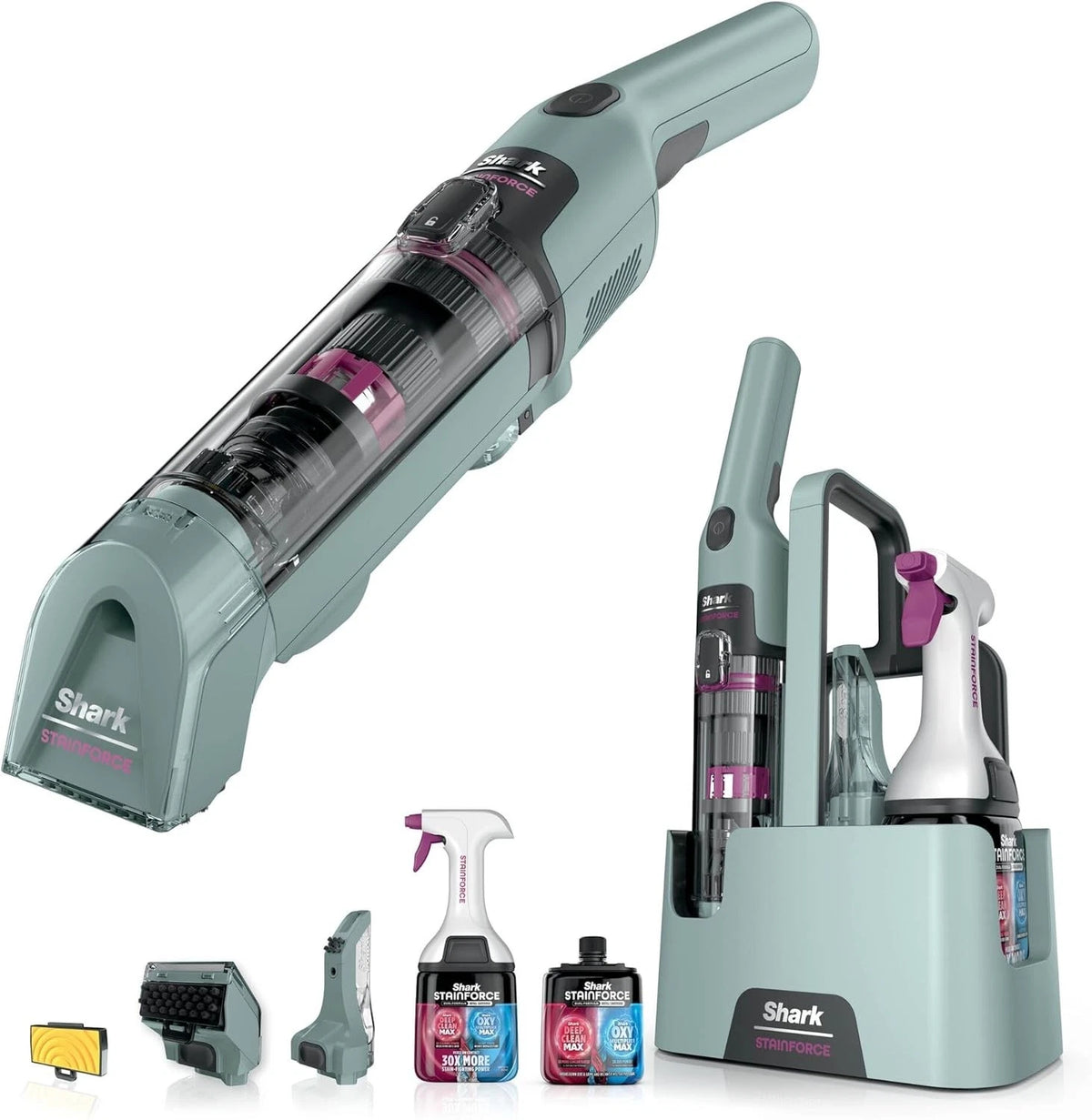 Shark StainForce HX100UKCP Cordless Spot Cleaner with Caddy