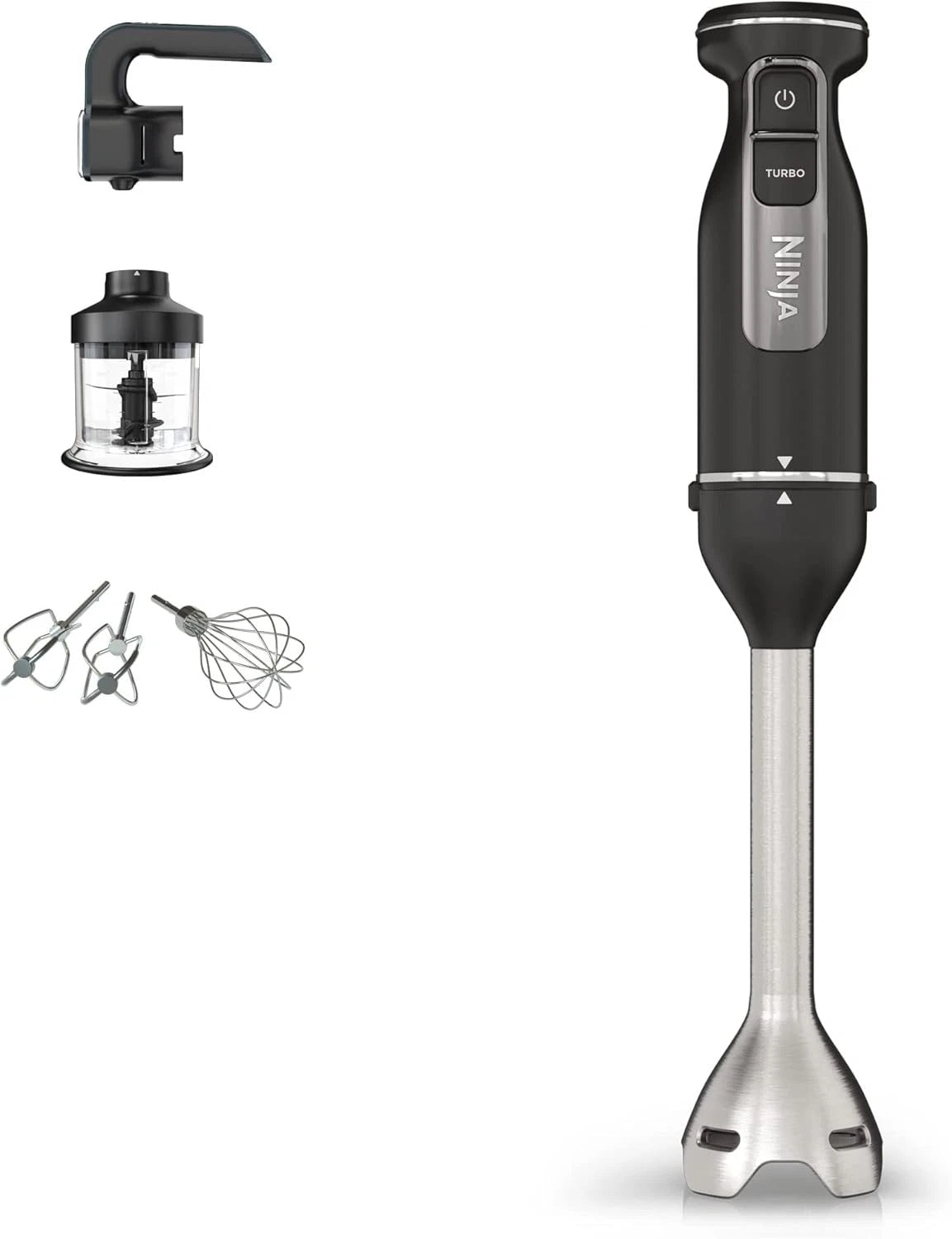Ninja Foodi CI100UK 3-in-1 Hand Blender, Mixer & Chopper