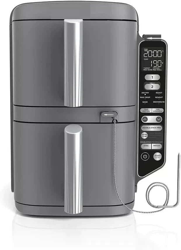 Ninja Double Stack SL451UK Air Fryer with Smart Cook, 9.5L