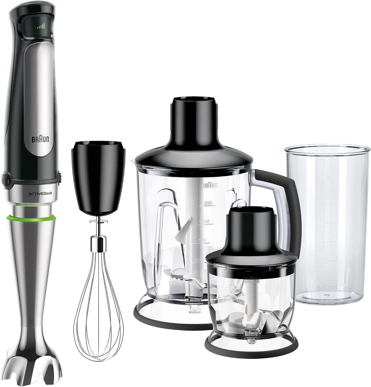 Braun MultiQuick 7 MQ7045X Hand Blender Set, 1000W