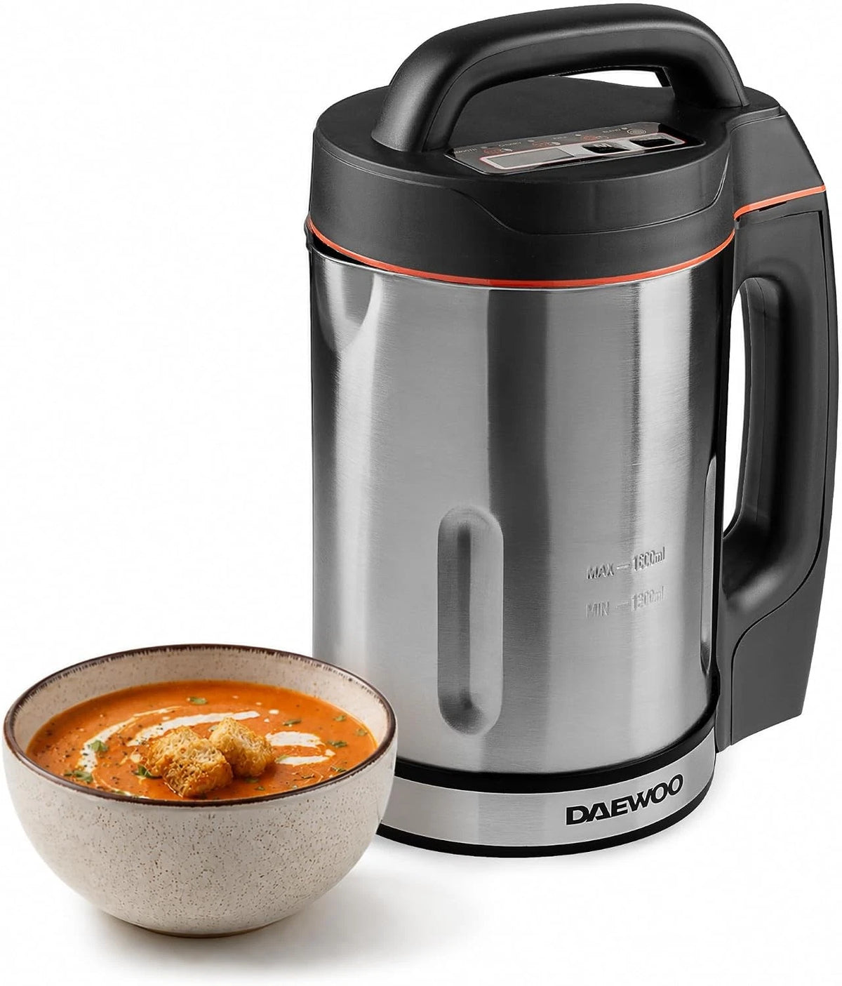 Daewoo SDA1714 Soup Maker – 1.6L Stainless Steel